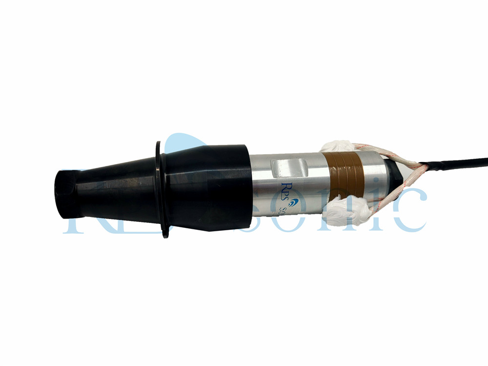 20Khz 50mm Ultrasonic Welding Transducer for Continue Work Fabric Sealing 