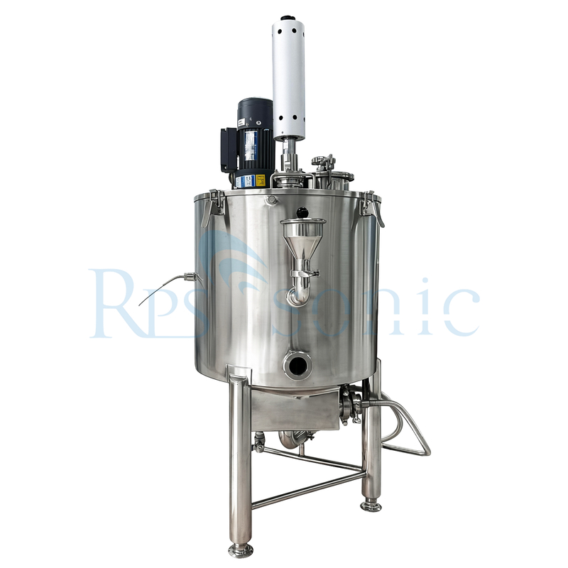 50L industriel ultralydshomogenisator med tre-lags varmebeholder til frugtudvinding