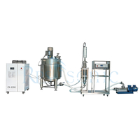 Machine de Test d'usine pilote d'homog&eacute;n&eacute;isateur ultrasonique de r&eacute;servoir de 100L SS316 avec la cellule d'&eacute;coulement pour l'extraction de poudre de fines herbes
