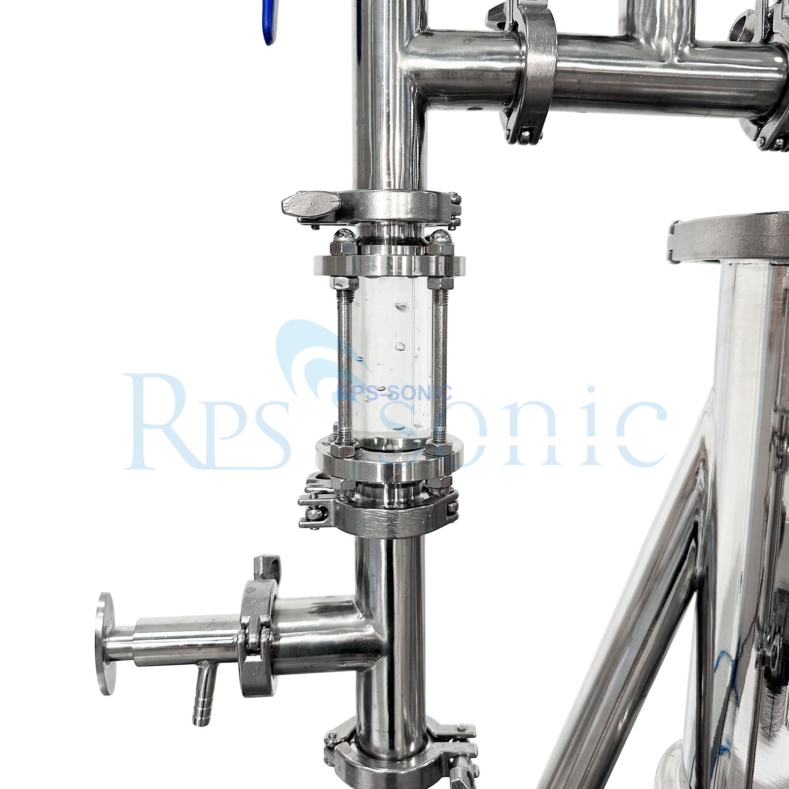 Machine d'homog&eacute;n&eacute;isation ultrasonique haute puissance dans un r&eacute;servoir de 20 L pour l'&eacute;mulsification huile-eau avec refroidisseur